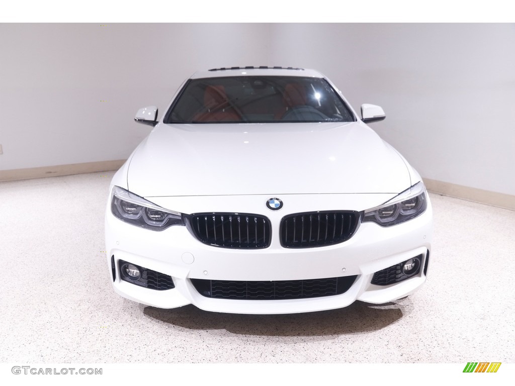 2020 4 Series 440i xDrive Gran Coupe - Alpine White / Coral Red photo #2