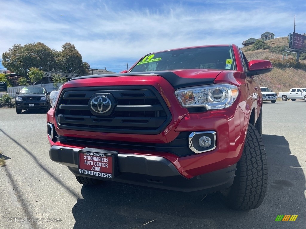 2019 Tacoma SR Access Cab - Barcelona Red Metallic / Cement Gray photo #3