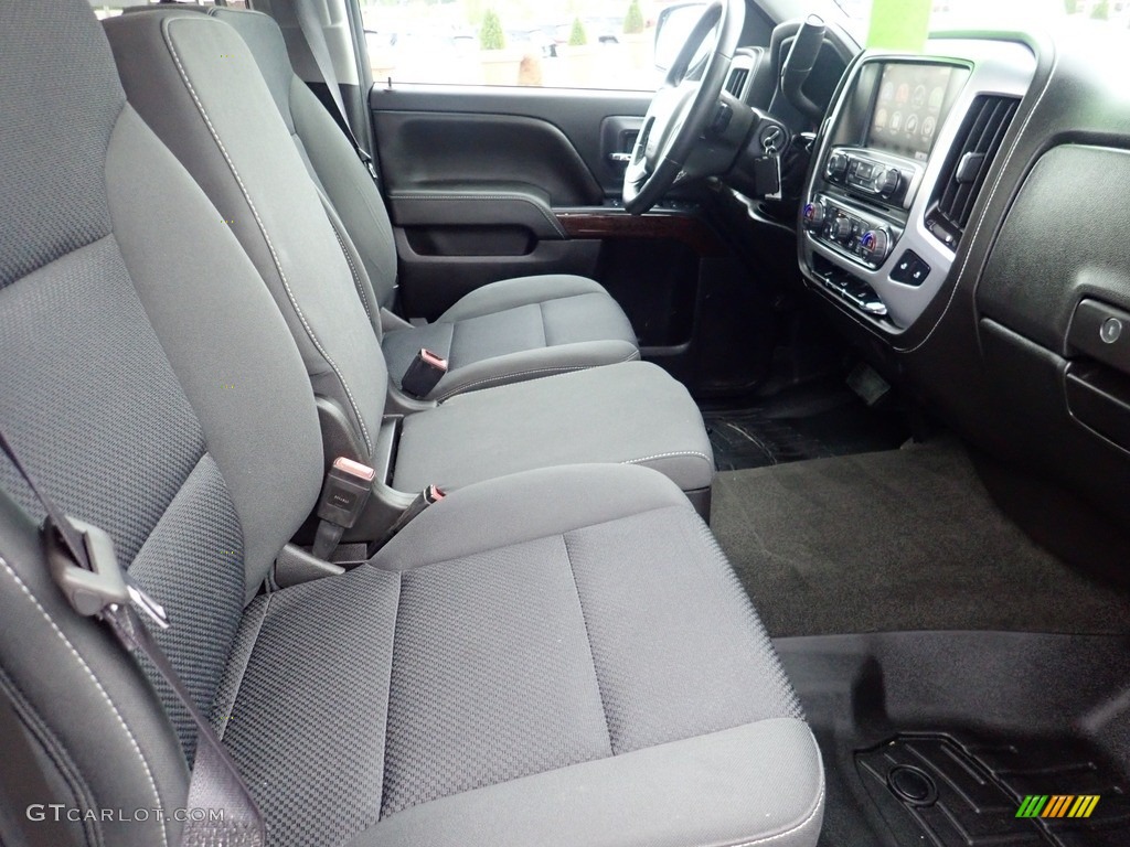 2016 Sierra 1500 SLE Double Cab 4WD - Stone Blue Metallic / Jet Black photo #14