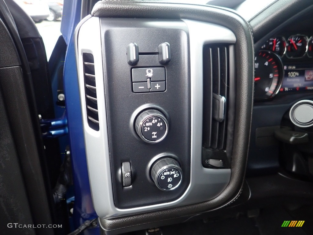 2016 Sierra 1500 SLE Double Cab 4WD - Stone Blue Metallic / Jet Black photo #25
