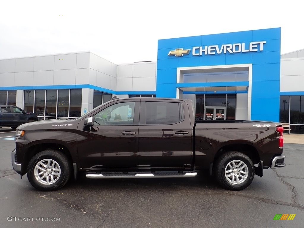 2019 Silverado 1500 LT Crew Cab 4WD - Havana Brown Metallic / Jet Black photo #3