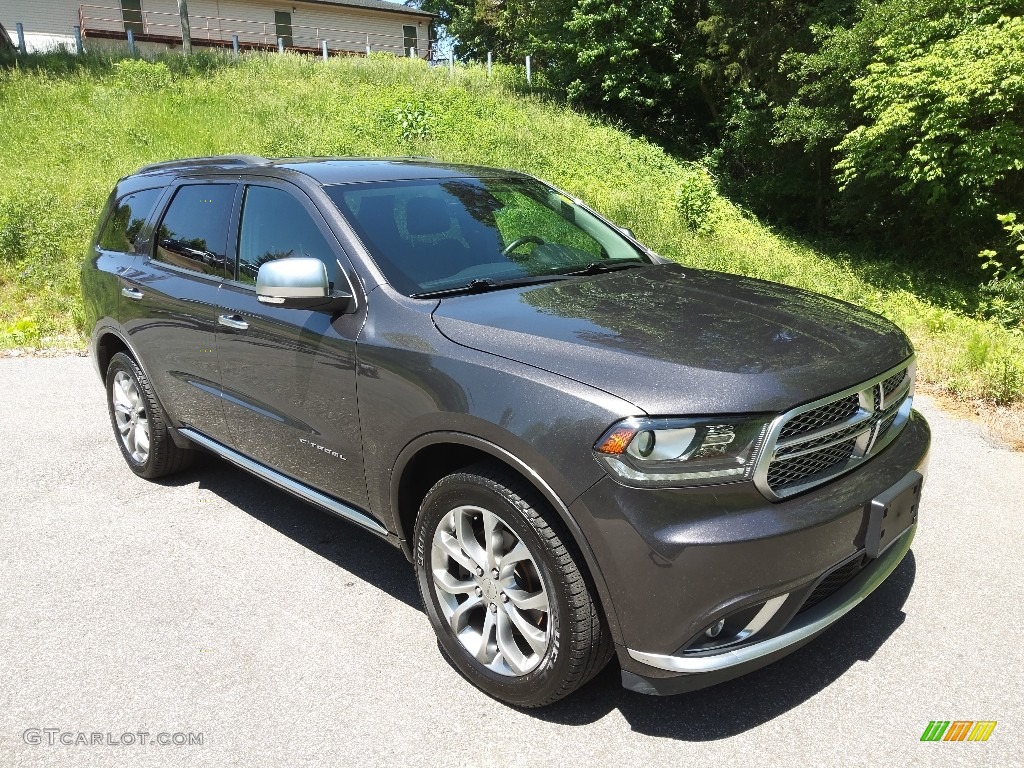 2017 Durango Citadel Anodized Platinum AWD - Granite Metallic / Black photo #5