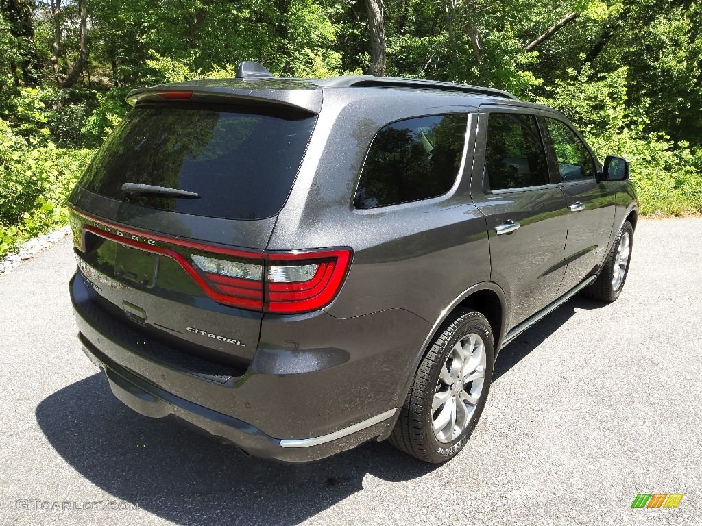 2017 Durango Citadel Anodized Platinum AWD - Granite Metallic / Black photo #7