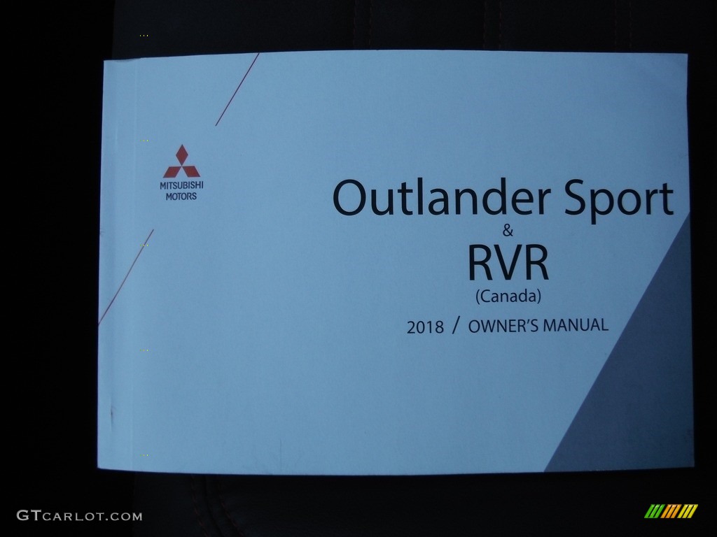 2018 Mitsubishi Outlander Sport SE AWC Books/Manuals Photos