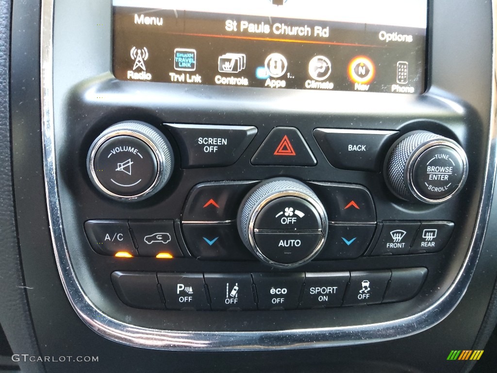 2017 Durango Citadel Anodized Platinum AWD - Granite Metallic / Black photo #32