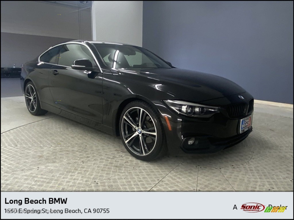 2019 4 Series 430i Coupe - Jet Black / Black photo #1