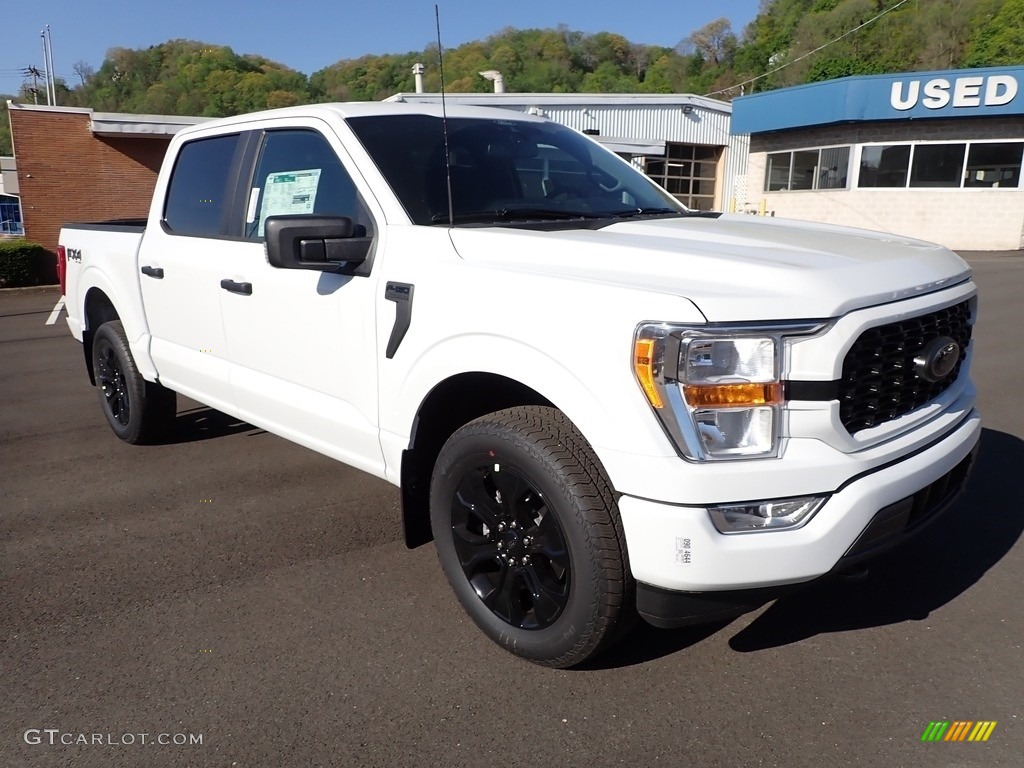 2022 F150 XLT SuperCrew 4x4 - Oxford White / Black photo #2