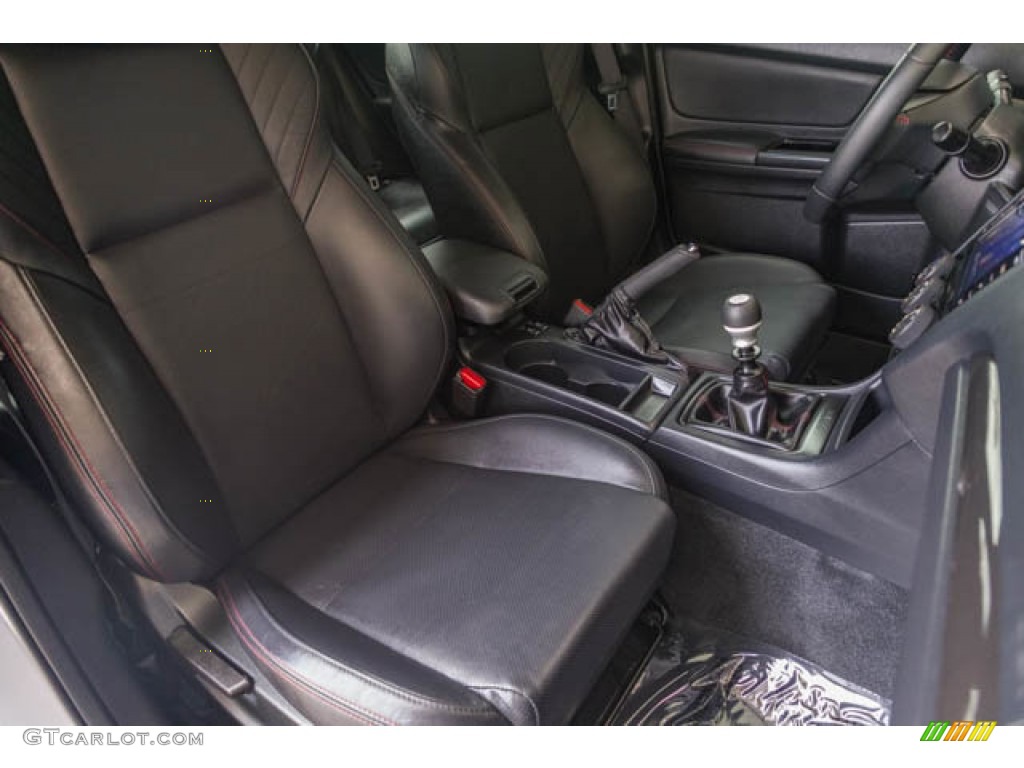 Carbon Black Interior 2021 Subaru WRX Limited Photo #144200334