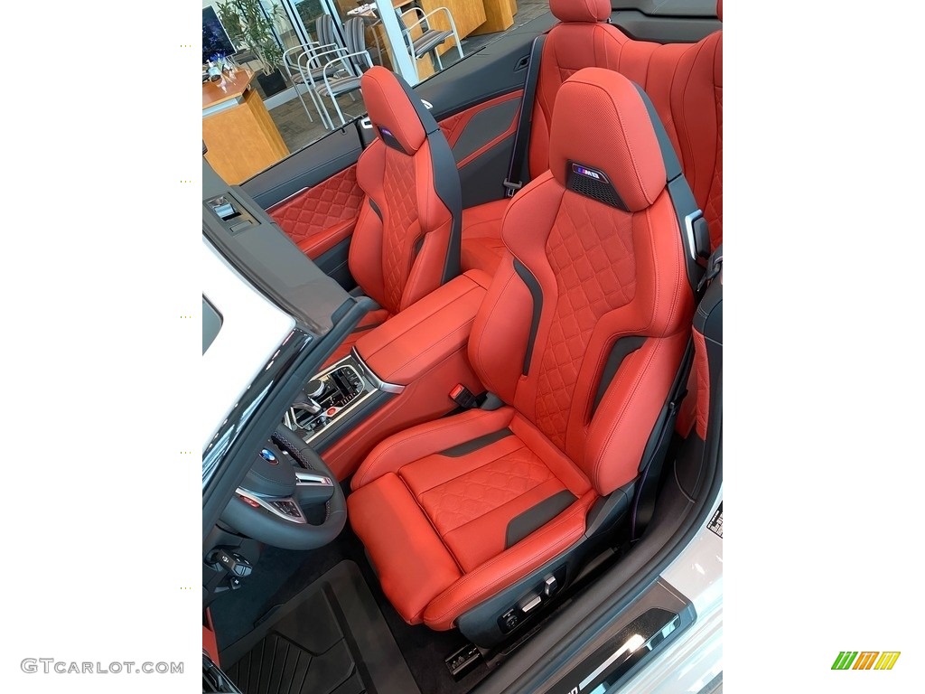 Sakhir Orange/Black Interior 2022 BMW M8 Competition Convertible Photo #144200454