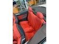 2022 BMW M8 Sakhir Orange/Black Interior Rear Seat Photo