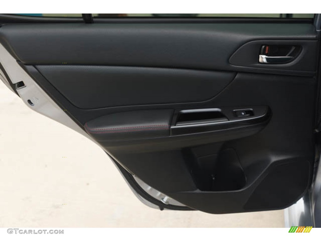2021 Subaru WRX Limited Carbon Black Door Panel Photo #144200511