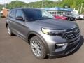 2022 Carbonized Gray Metallic Ford Explorer XLT 4WD  photo #2