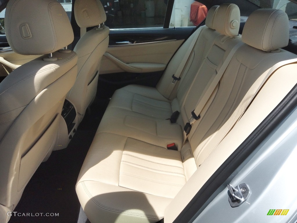 2017 5 Series 530i Sedan - Glacier Silver Metallic / Canberra Beige photo #13