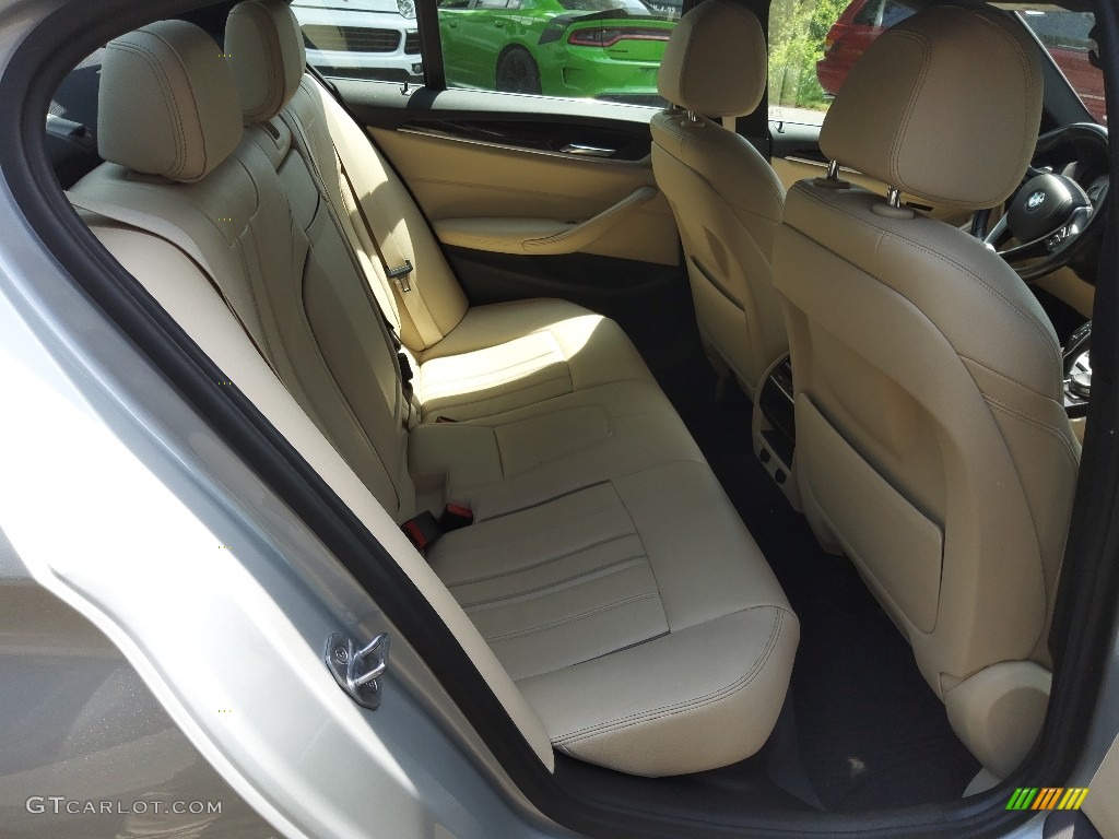 2017 5 Series 530i Sedan - Glacier Silver Metallic / Canberra Beige photo #15