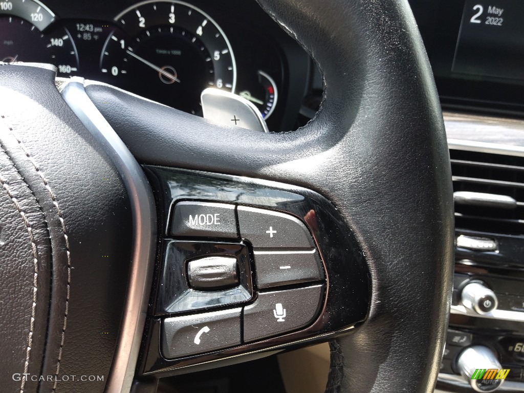 2017 5 Series 530i Sedan - Glacier Silver Metallic / Canberra Beige photo #19