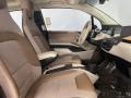 2019 BMW i3 Giga Brown Natural/Carum Spice Grey Wool Interior Front Seat Photo