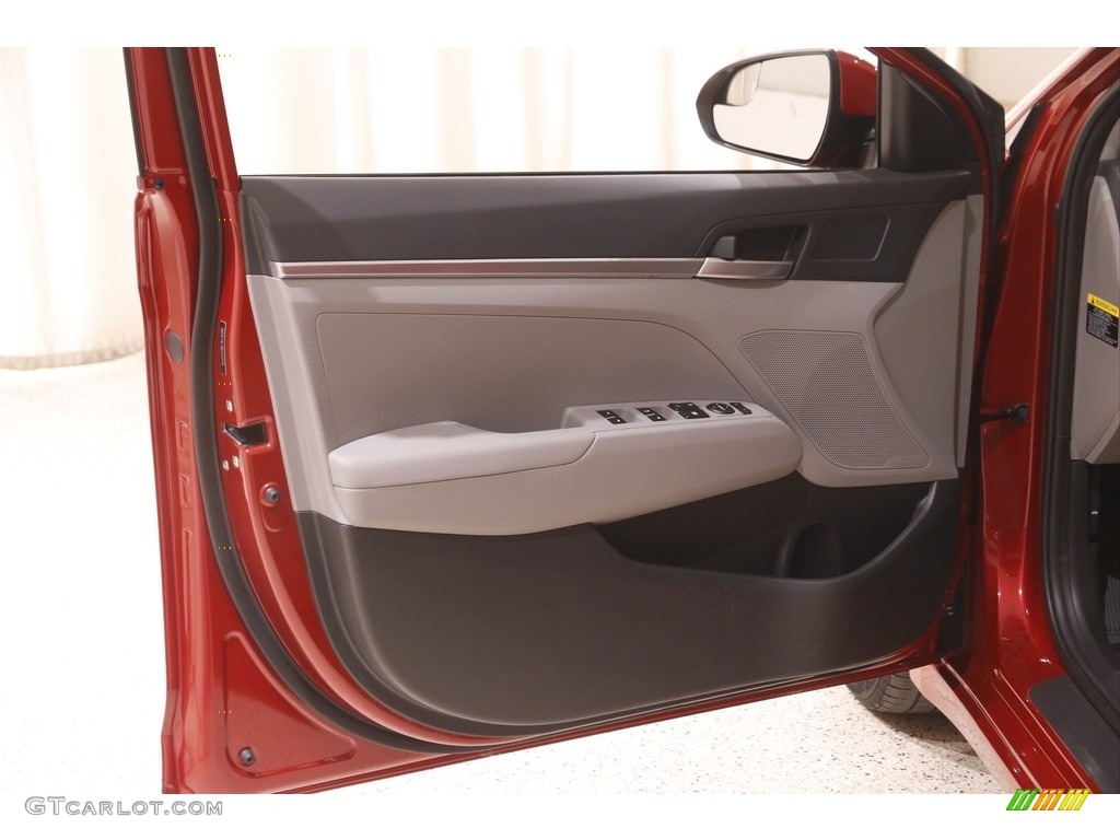 2019 Elantra SE - Scarlet Red / Gray photo #4