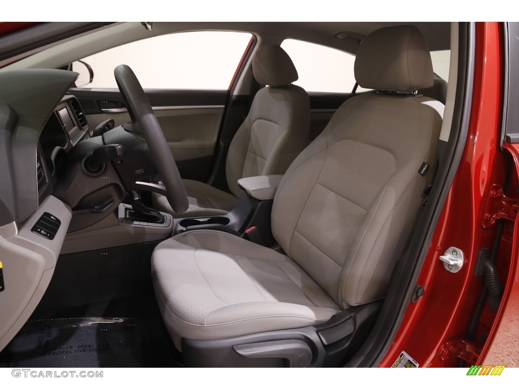 2019 Elantra SE - Scarlet Red / Gray photo #5