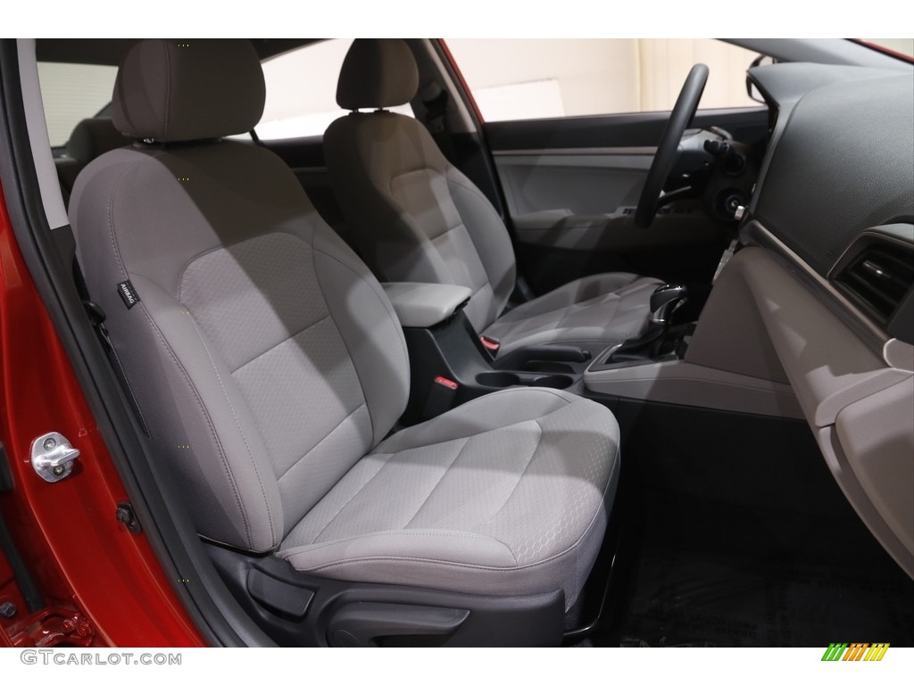 2019 Elantra SE - Scarlet Red / Gray photo #14