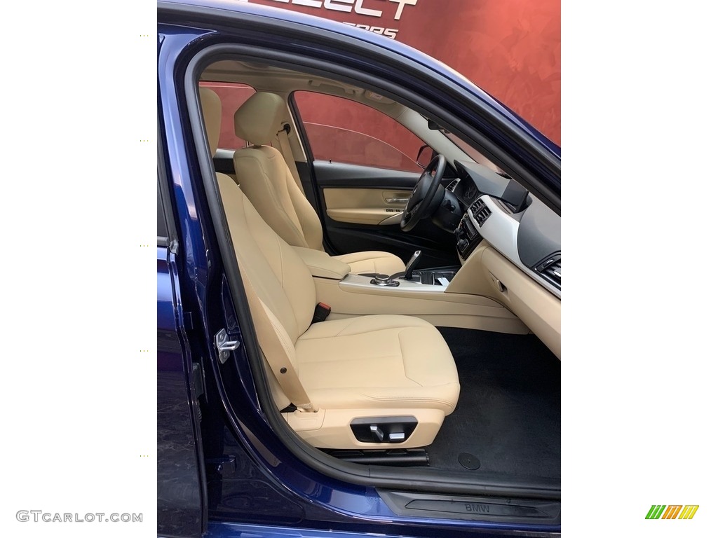 2018 3 Series 320i xDrive Sedan - Mediterranean Blue Metallic / Venetian Beige photo #14