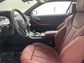 2022 BMW 4 Series Tacora Red Interior Front Seat Photo