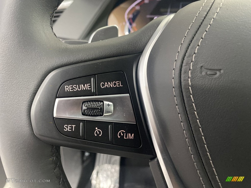 2022 BMW X5 sDrive40i Black Steering Wheel Photo #144205266