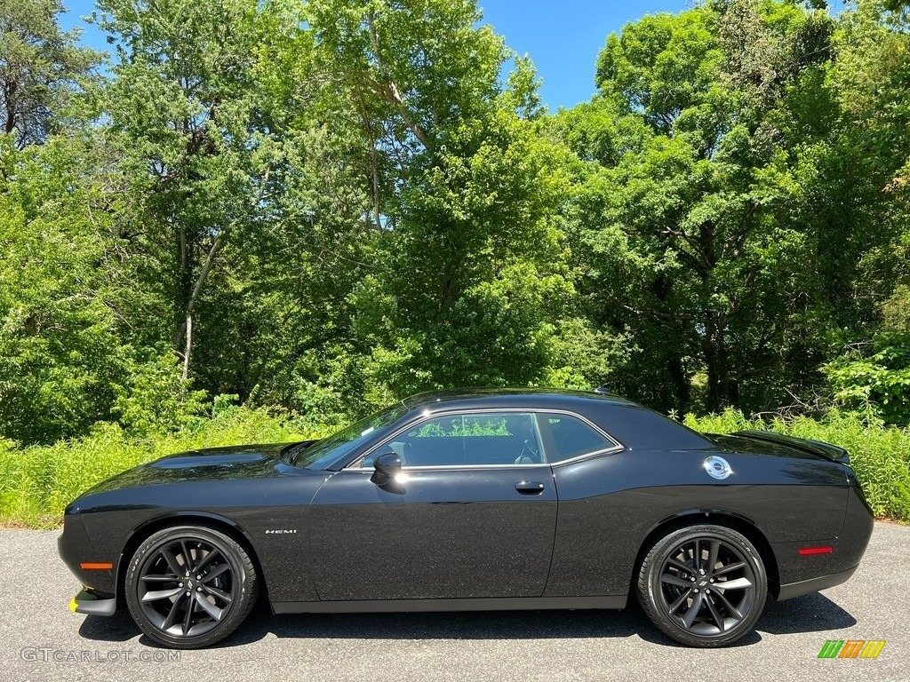 Pitch Black 2022 Dodge Challenger R/T Exterior Photo #144205875
