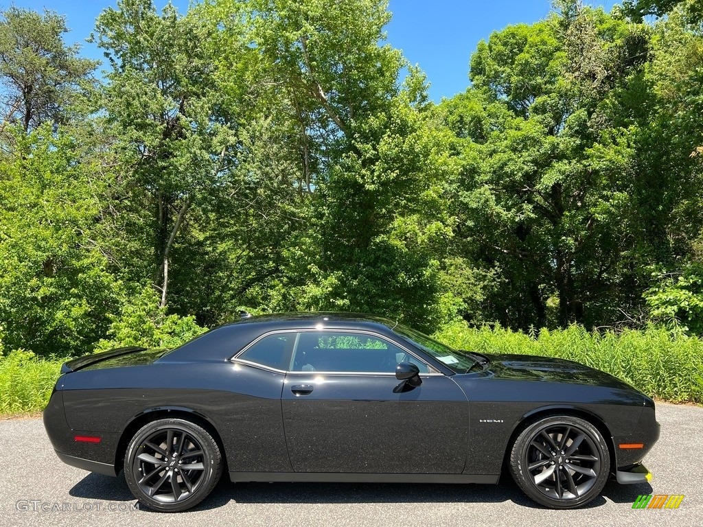 Pitch Black 2022 Dodge Challenger R/T Exterior Photo #144206001