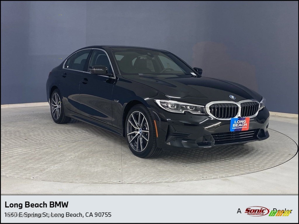 2022 3 Series 330e Sedan - Jet Black / Black photo #1