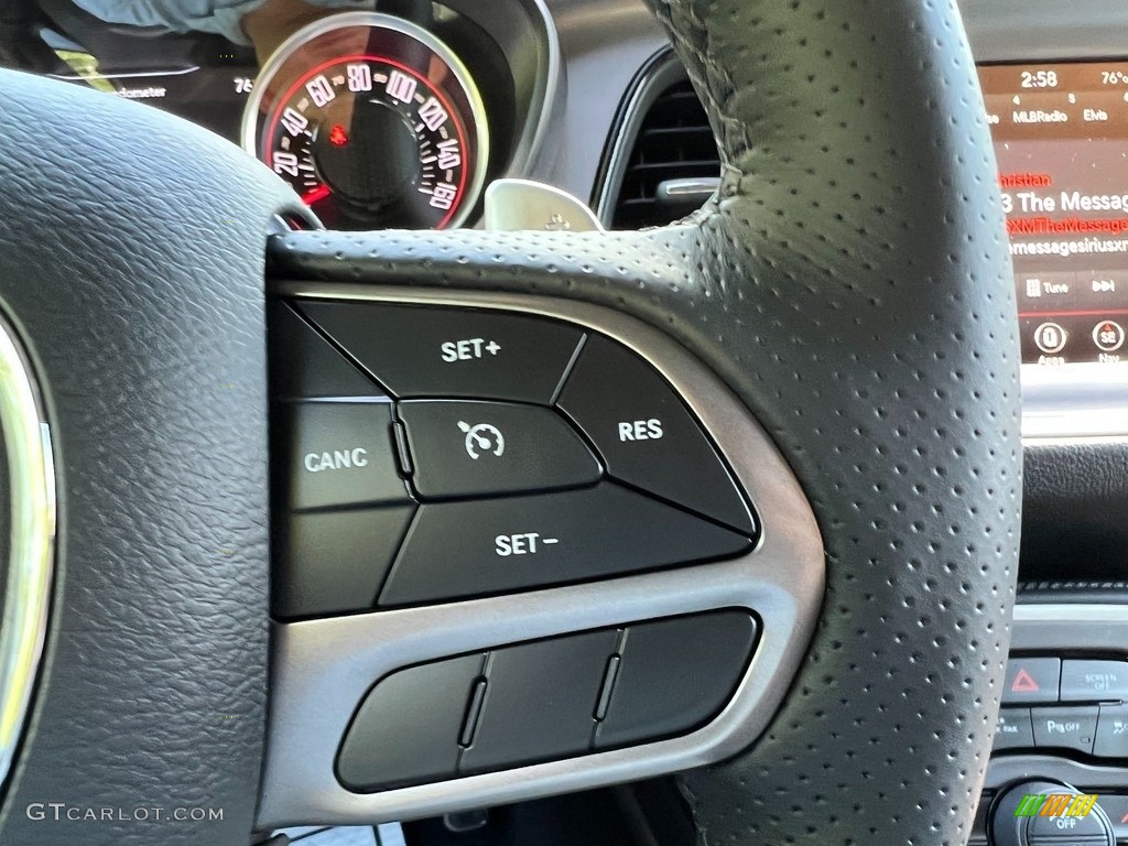 2022 Dodge Challenger R/T Black Steering Wheel Photo #144206376