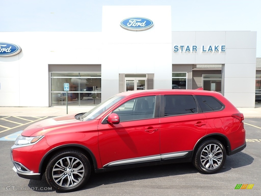 Rally Red Metallic Mitsubishi Outlander