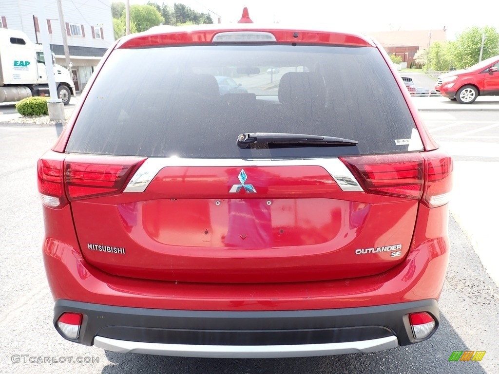Rally Red Metallic 2017 Mitsubishi Outlander SE S-AWC Exterior Photo #144207138