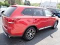 2017 Rally Red Metallic Mitsubishi Outlander SE S-AWC  photo #6