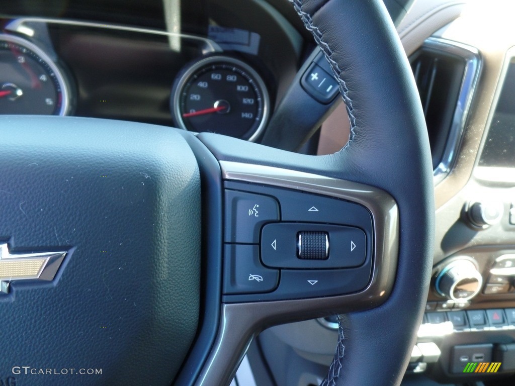 2022 Chevrolet Silverado 3500HD High Country Crew Cab 4x4 Jet Black/­Umber Steering Wheel Photo #144207360