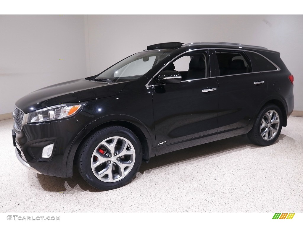 Ebony Black 2018 Kia Sorento SX AWD Exterior Photo #144207660