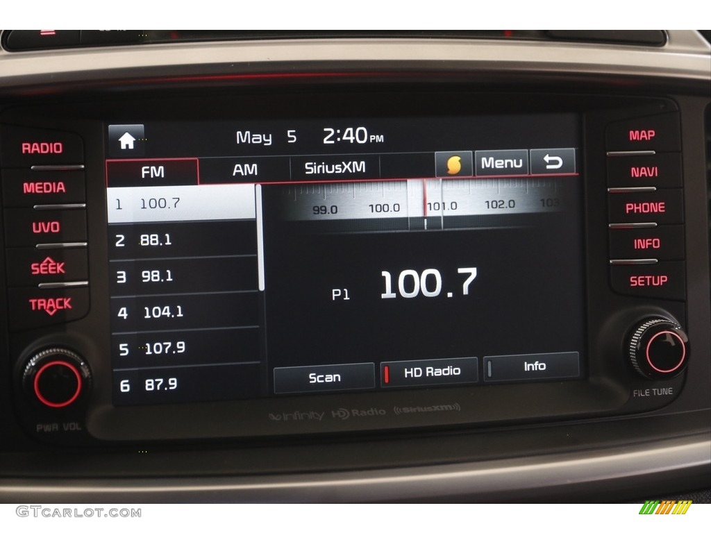 2018 Kia Sorento SX AWD Audio System Photo #144207825