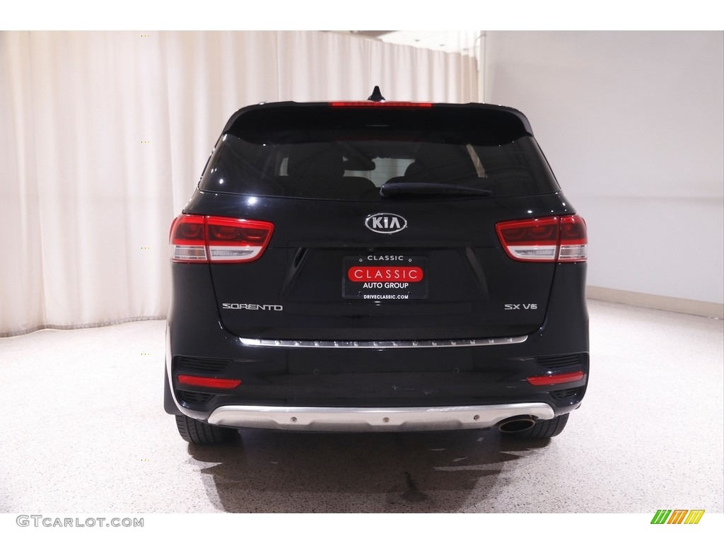 2018 Sorento SX AWD - Ebony Black / Black photo #20