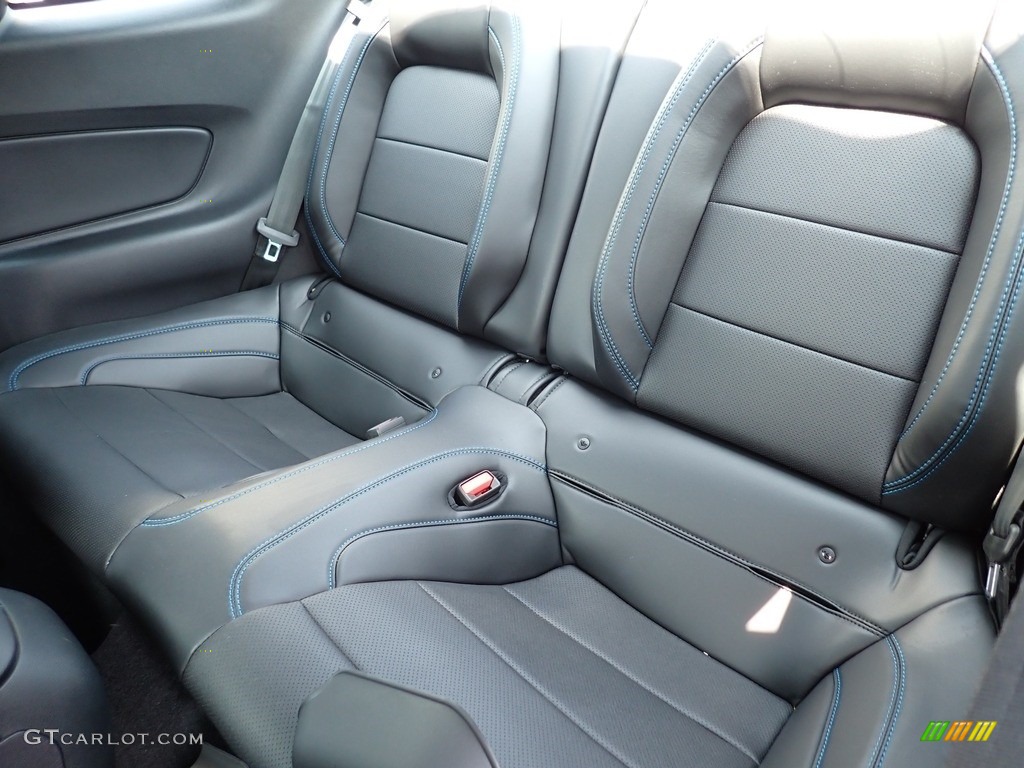 Ebony Interior 2021 Ford Mustang GT Premium Fastback Photo #144208623