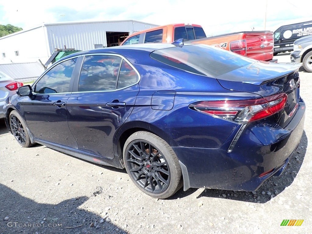 2021 Camry SE AWD - Blueprint / Black photo #2