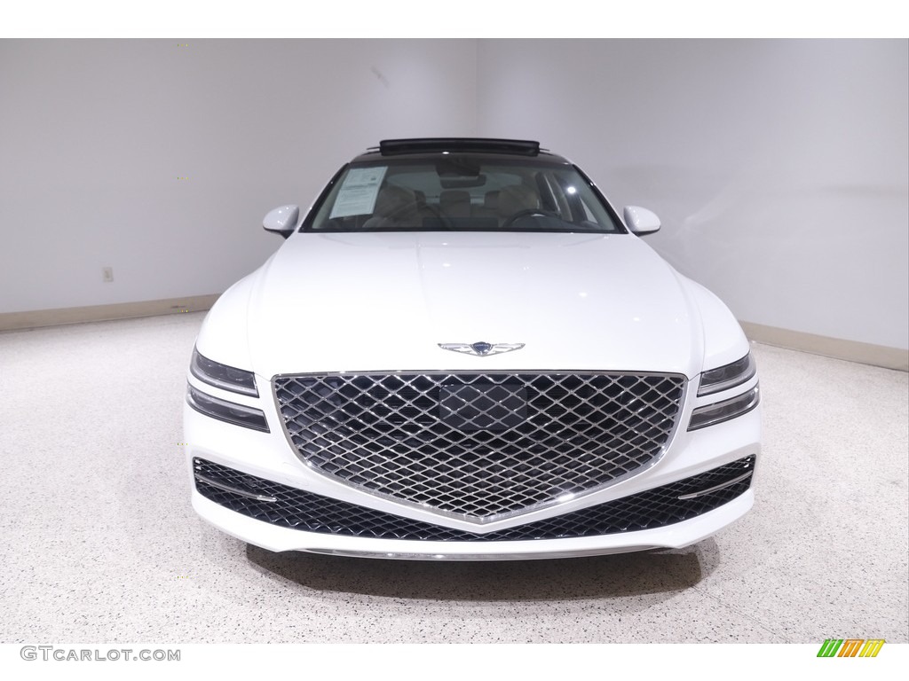 Uyuni White 2022 Genesis G80 2.5T AWD Exterior Photo #144209388