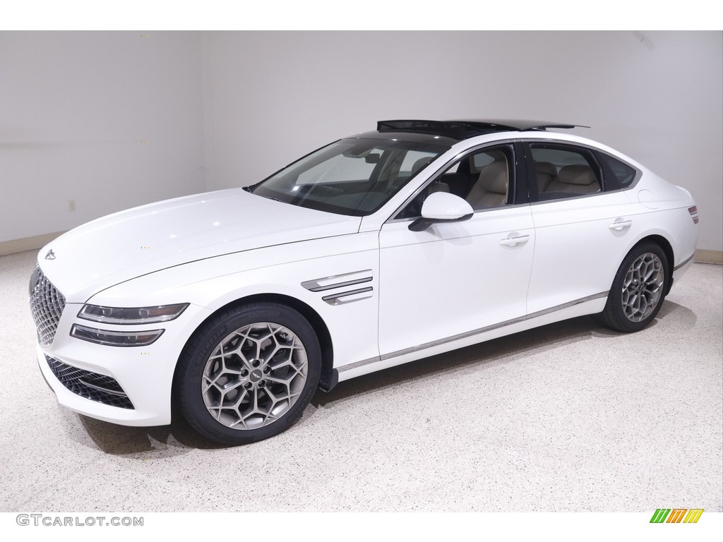 Uyuni White 2022 Genesis G80 2.5T AWD Exterior Photo #144209409