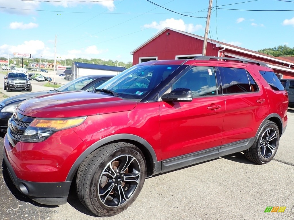 2015 Explorer Sport 4WD - Ruby Red / Sport Charcoal Black photo #1