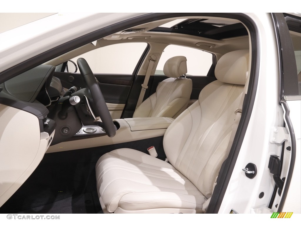 Beige/Gray Interior 2022 Genesis G80 2.5T AWD Photo #144209451