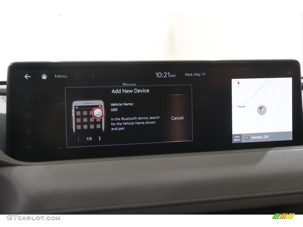 2022 Genesis G80 2.5T AWD Controls Photo #144209631