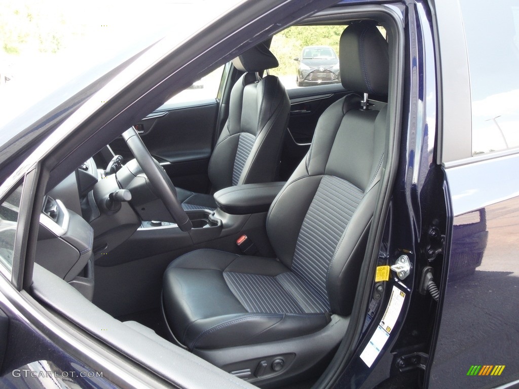 Black Interior 2021 Toyota RAV4 XSE AWD Hybrid Photo #144210621