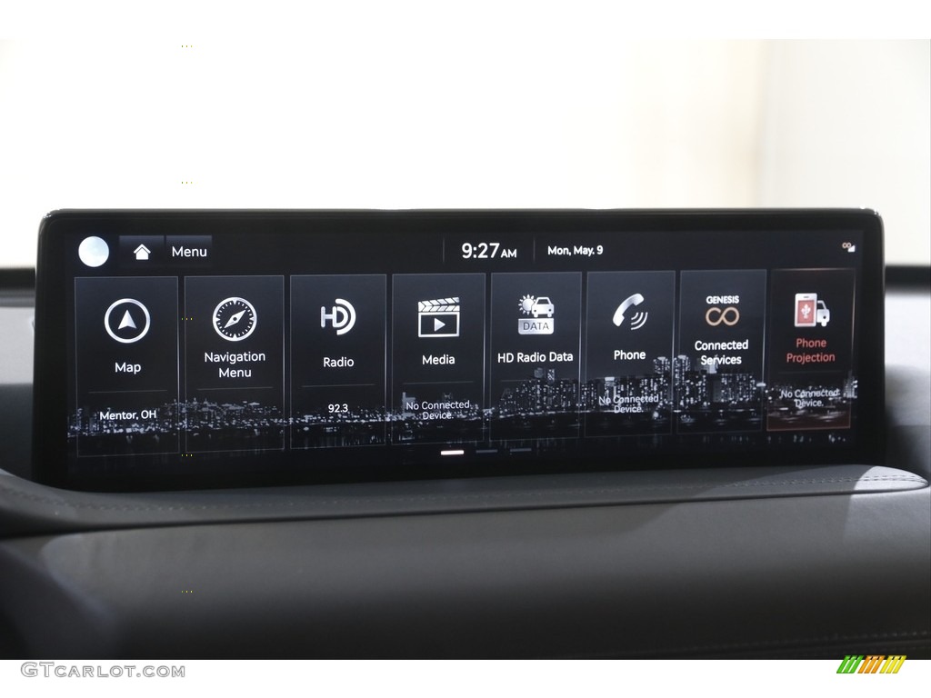 2022 Genesis GV80 3.5T Advanced AWD Controls Photo #144211050