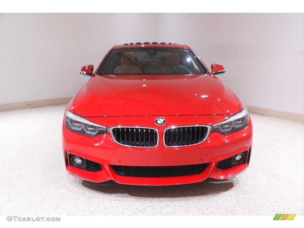 2018 4 Series 440i xDrive Coupe - Melbourne Red Metallic / Cognac photo #2