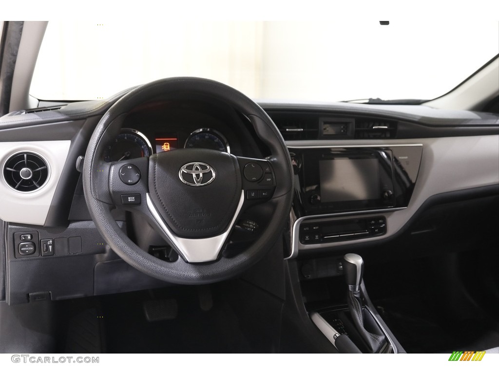 2017 Toyota Corolla LE Eco Ash Gray Dashboard Photo #144213311