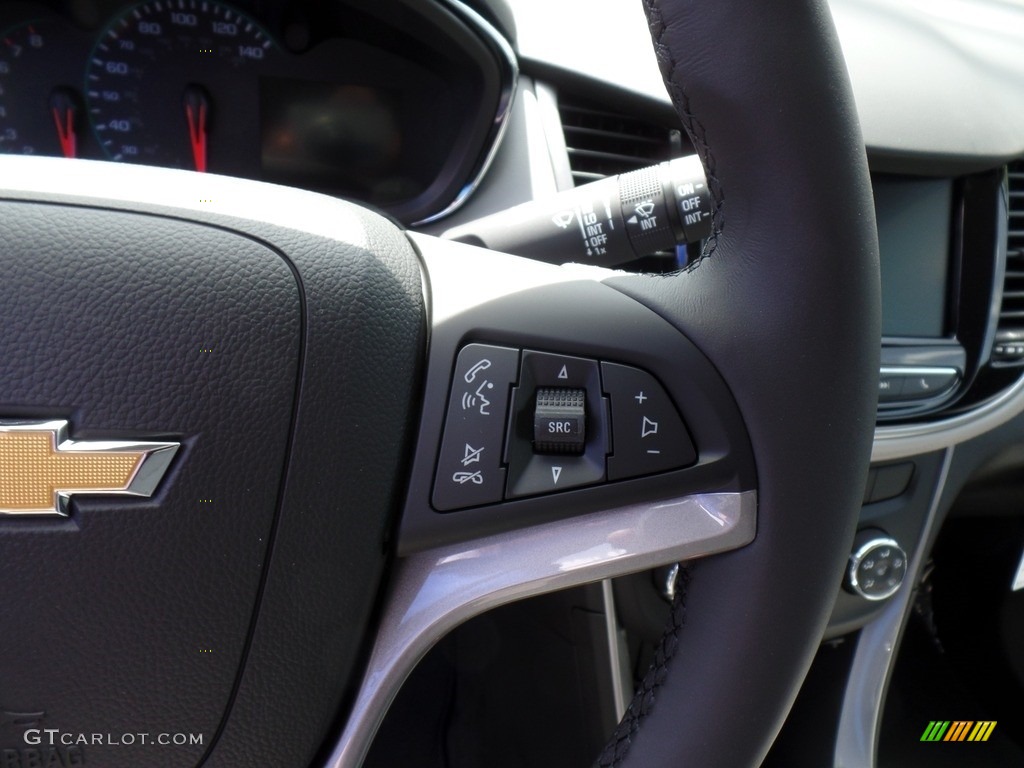 2022 Chevrolet Trax LT AWD Jet Black/Light Ash Gray Steering Wheel Photo #144213603