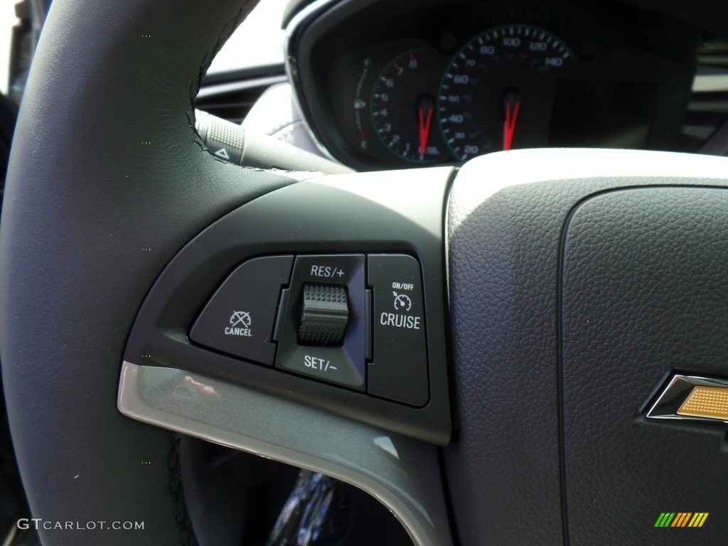 2022 Chevrolet Trax LT AWD Jet Black/Light Ash Gray Steering Wheel Photo #144213627
